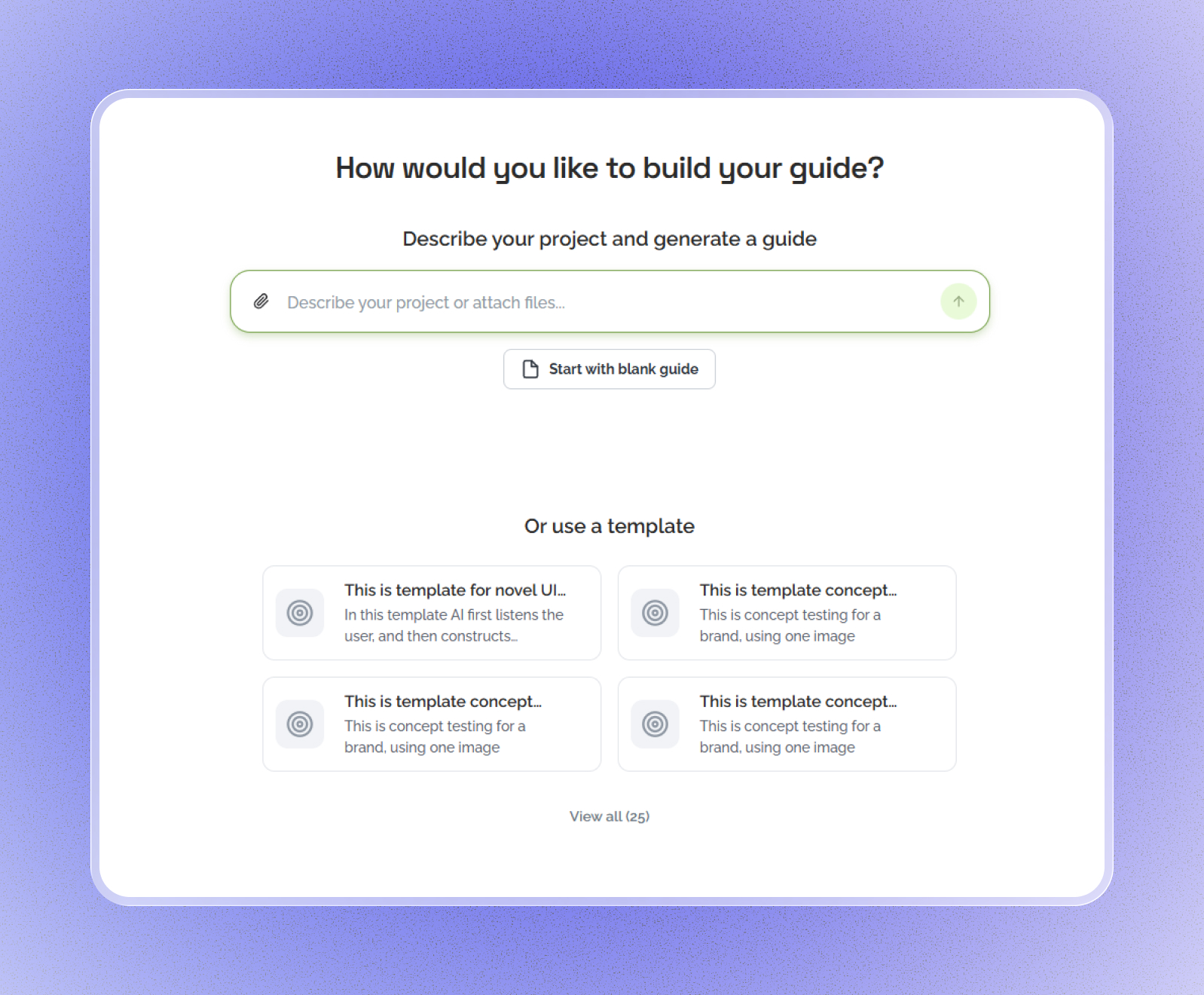 Design your study